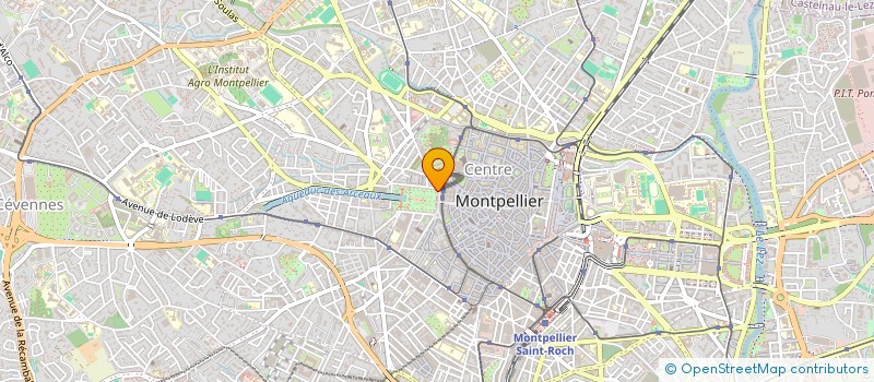 localisation de l'entreprise CODE BAR SARL à MONTPELLIER