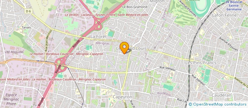 localisation de l'entreprise CODE CASE BORDEAUX  BORDEAUX