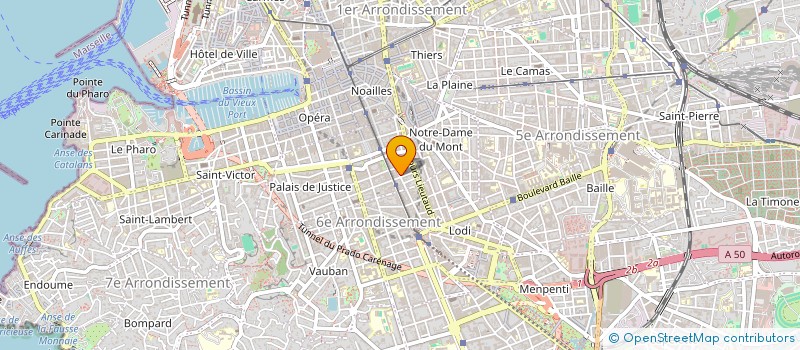 localisation de l'entreprise CODE CONTROLE à MARSEILLE