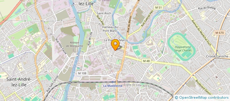 localisation de l'entreprise CODE CRAFTERS à MARCQ-EN-BARŒUL