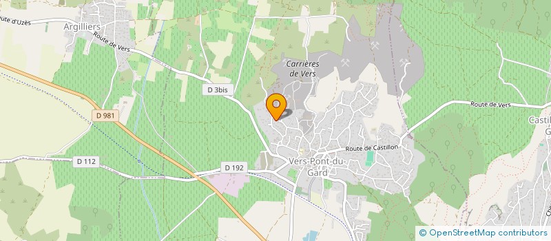 localisation de l'entreprise CODE & DATA  VERS-PONT-DU-GARD