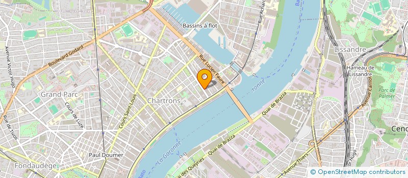 localisation de l'entreprise CODE DECO  BORDEAUX