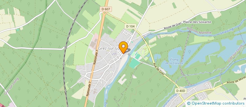 localisation de l'entreprise CODE DOCE  GREZ-SUR-LOING