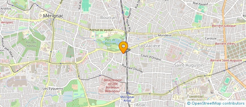 localisation de l'entreprise CODE IMPACT  MERIGNAC