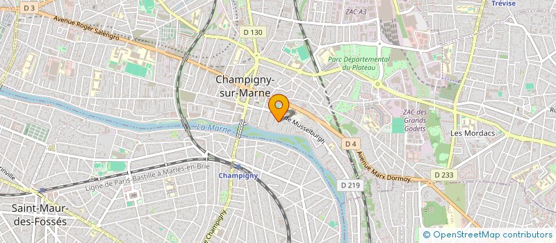 localisation de l'entreprise CODE QUANTHUM CONSULTING  CHAMPIGNY-SUR-MARNE