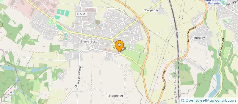 localisation de l'entreprise CODE SECURITE SARL  HEYRIEUX