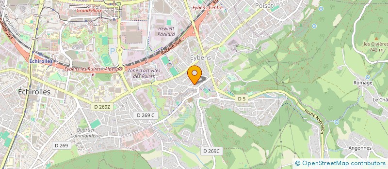 localisation de l'entreprise CODE STRAIGHT  EYBENS