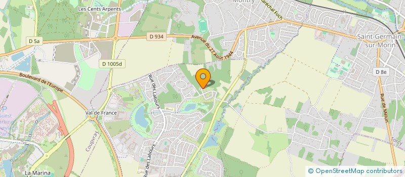 localisation de l'entreprise CODE1  MAGNY-LE-HONGRE