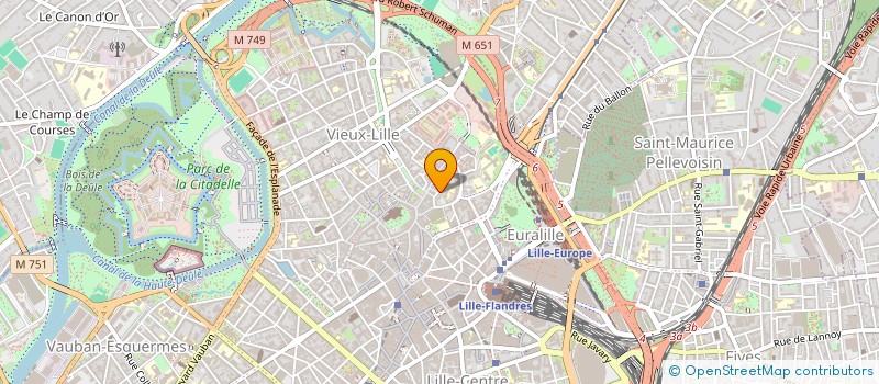 localisation de l'entreprise CODE13 à LILLE