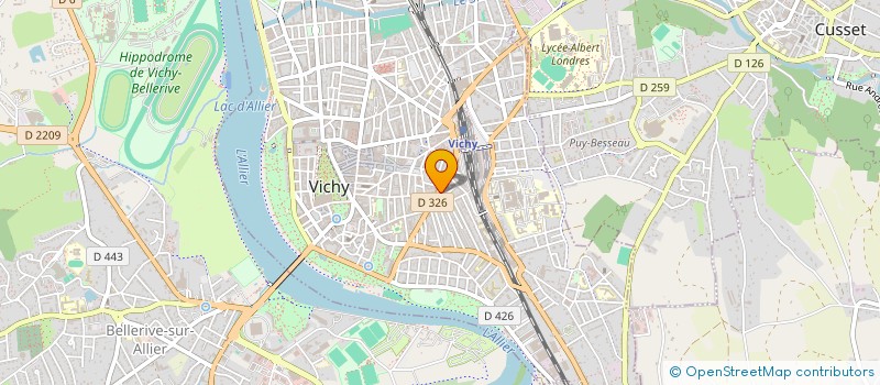 localisation de l'entreprise CODEA à VICHY