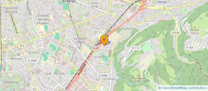 localisation de l'entreprise CODEA  SAINT-MARTIN-D'HERES