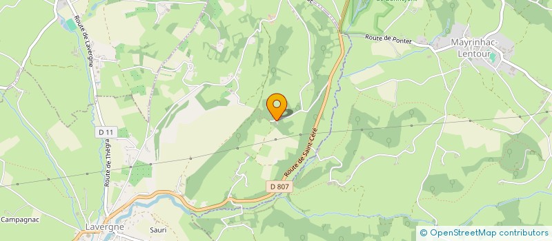 localisation de l'entreprise CODEA  LAVERGNE