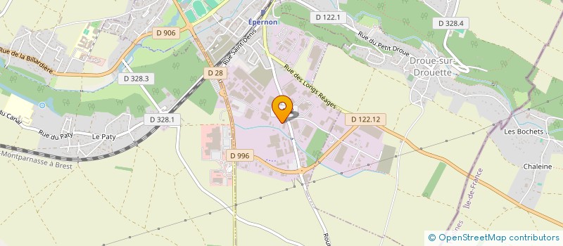 localisation de l'entreprise CODEAL RETAIL à EPERNON