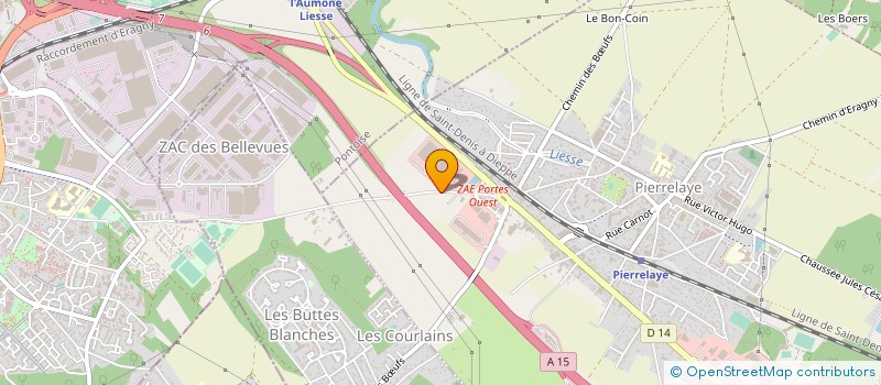 localisation de l'entreprise CODEAL TECHNOLOGY  PIERRELAYE