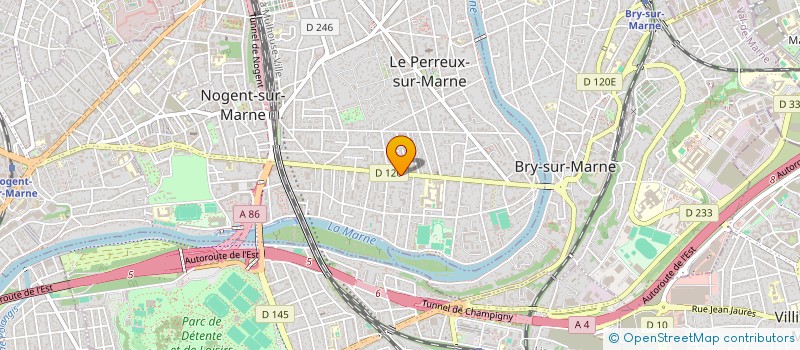 localisation de l'entreprise CODECHIMIE à LE PERREUX-SUR-MARNE