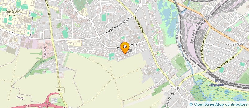 localisation de l'entreprise CODECODEX à AMIENS