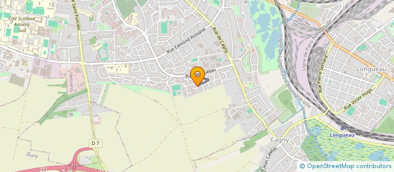 localisation de l'entreprise CODECODEX INVESTISSEMENT  AMIENS