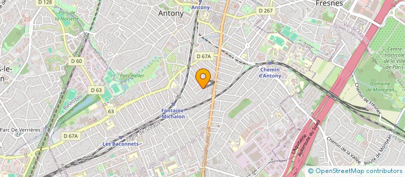 localisation de l'entreprise CODEHO à ANTONY