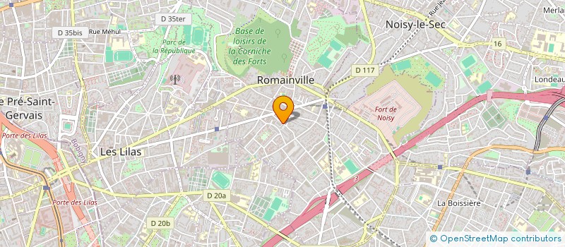 localisation de l'entreprise CODEKADAN à ROMAINVILLE