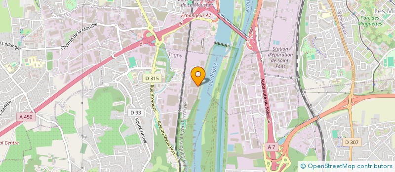 localisation de l'entreprise CODEL  IRIGNY