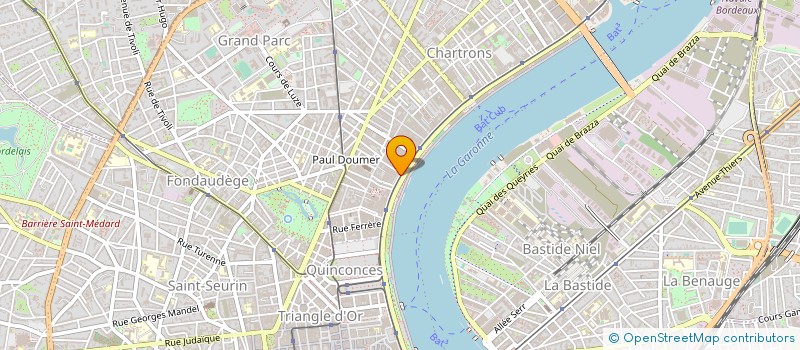localisation de l'entreprise CODELEC à BORDEAUX