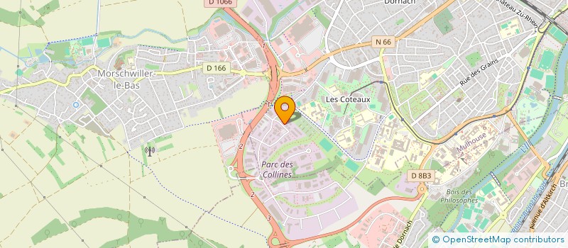 localisation de l'entreprise CODELEC ENERGIE à MULHOUSE