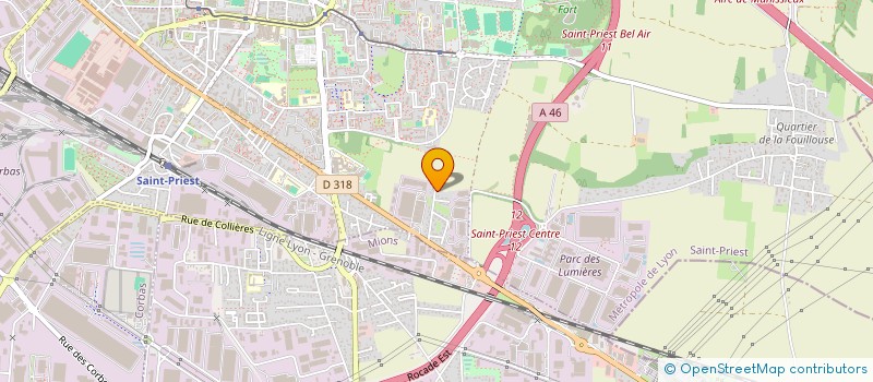 localisation de l'entreprise CODELIME  SAINT-PRIEST