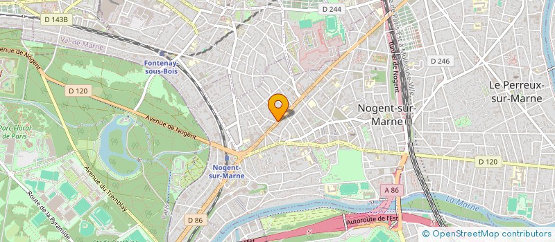 localisation de l'entreprise CODEM à NOGENT-SUR-MARNE