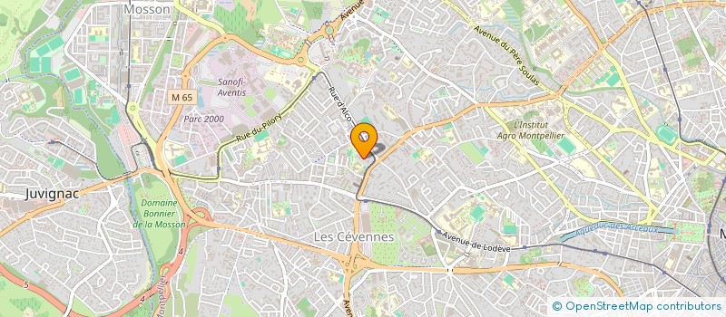 localisation de l'entreprise CODEM à MONTPELLIER