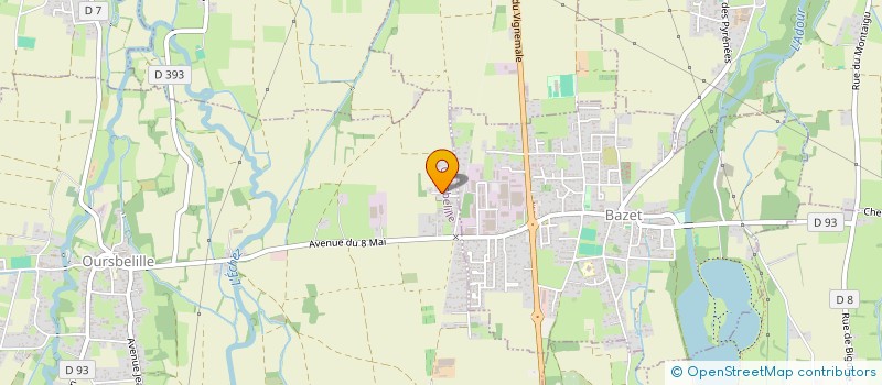 localisation de l'entreprise CODEMY  OURSBELILLE