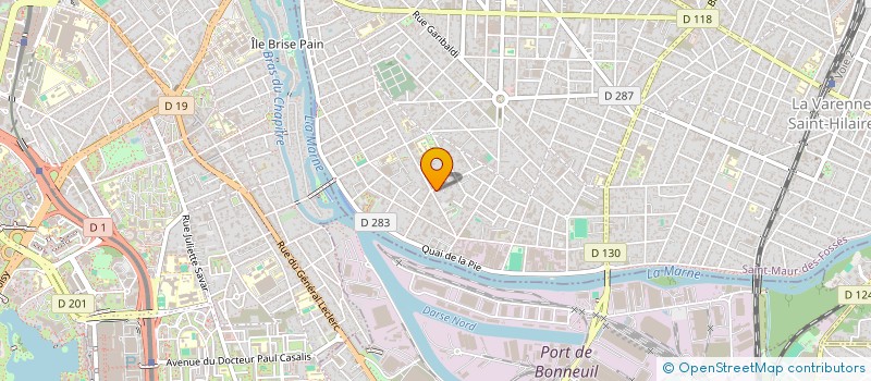 localisation de l'entreprise CODEOS à SAINT-MAUR-DES-FOSSES