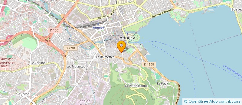 localisation de l'entreprise CODEPHI à ANNECY