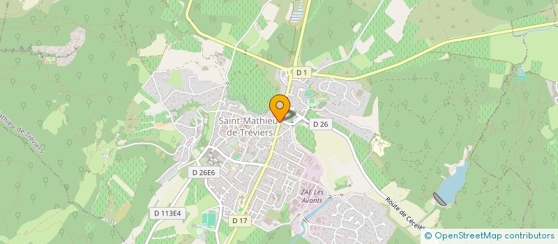 localisation de l'entreprise CODEPIC  SAINT-MATHIEU-DE-TREVIERS