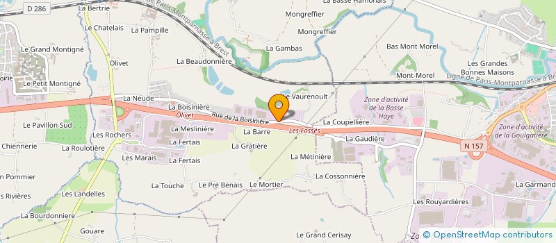 localisation de l'entreprise CODER à SERVON-SUR-VILAINE