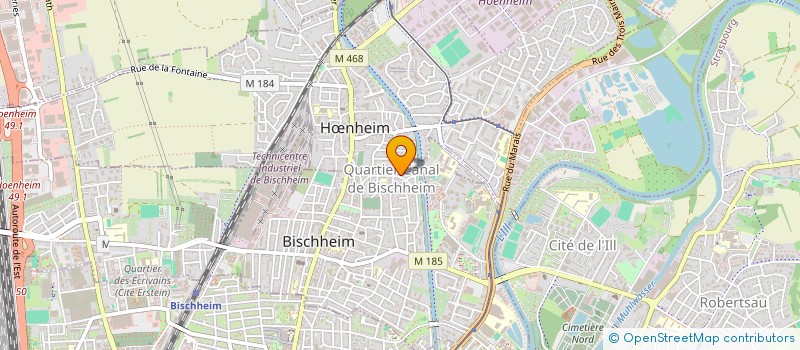 localisation de l'entreprise CODERDOJO ALSACE  BISCHHEIM