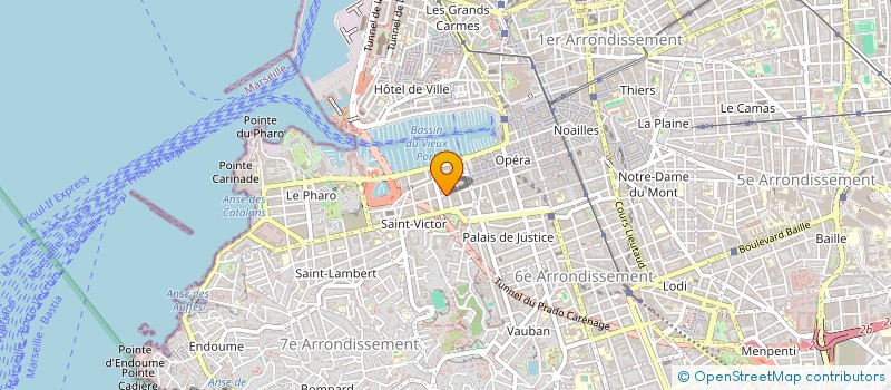 localisation de l'entreprise CODEREX à MARSEILLE