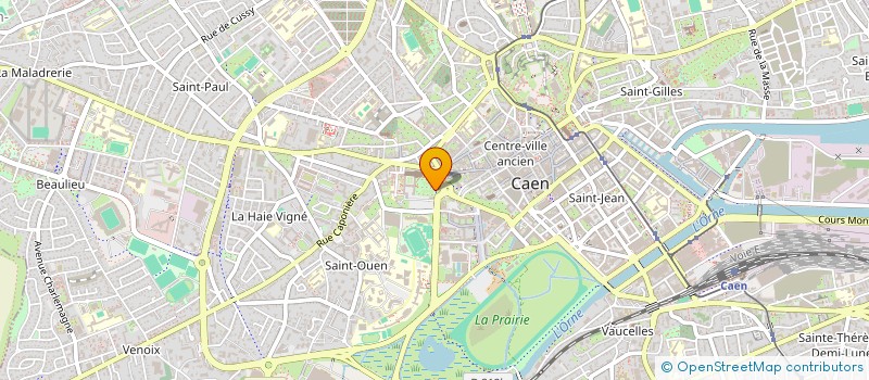 localisation de l'entreprise CODERPA ASS SOUT COM DEP PERSO à CAEN