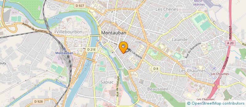 localisation de l'entreprise CODERPA-ASSOCIATIF  MONTAUBAN