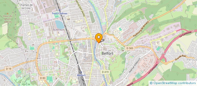 localisation de l'entreprise CODES INTERIEURS à EVETTE-SALBERT