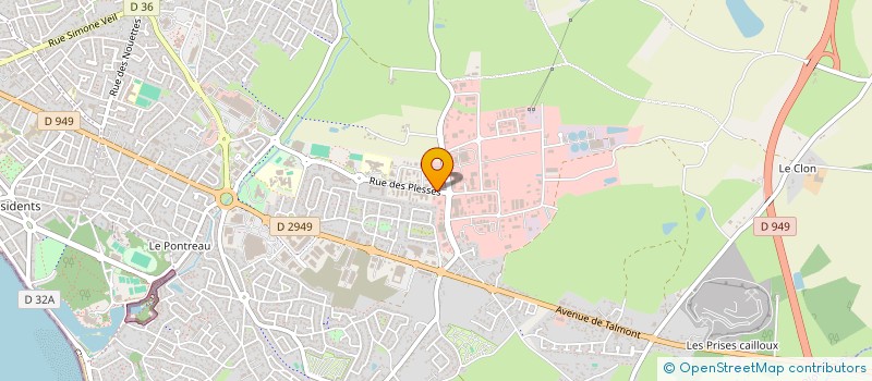 localisation de l'entreprise CODES ROUSSEAU à LES SABLES-D'OLONNE