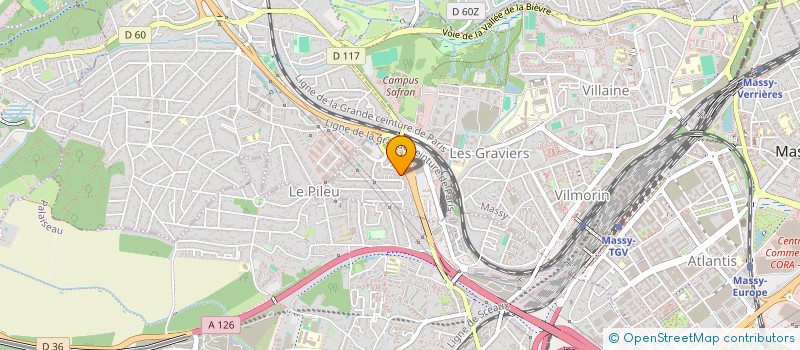 localisation de l'entreprise CODES & VIE à MASSY