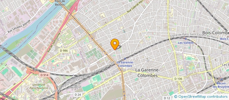 localisation de l'entreprise CODESA à COLOMBES