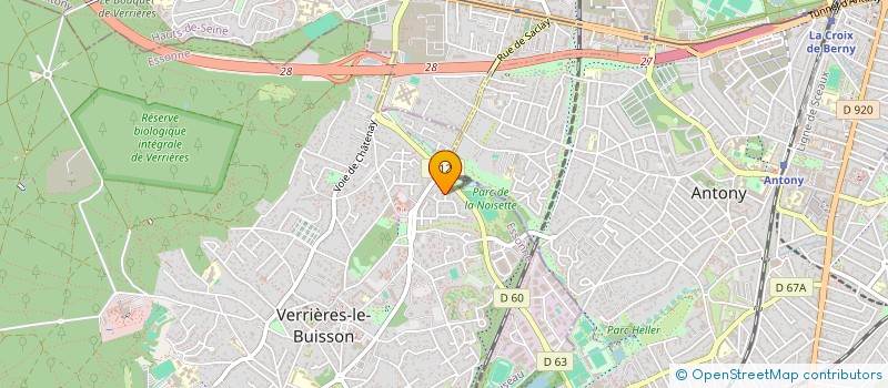 localisation de l'entreprise CODESE à VERRIERES-LE-BUISSON