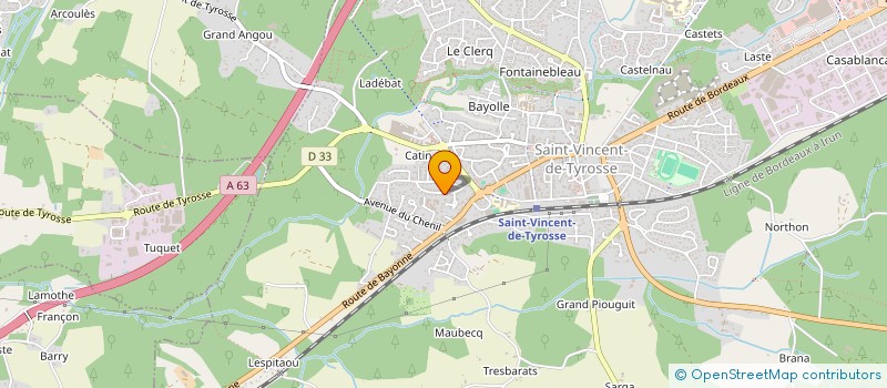 localisation de l'entreprise CODESIGN HOME à SAINT-VINCENT-DE-TYROSSE