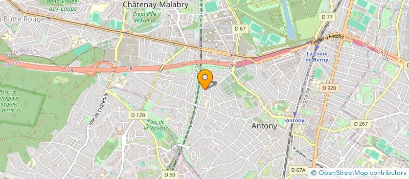 localisation de l'entreprise CODESKA à ANTONY