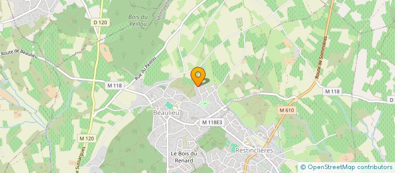 localisation de l'entreprise CODEST à BEAULIEU