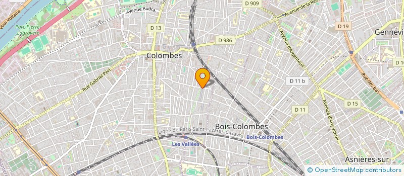 localisation de l'entreprise CODETIC à COLOMBES
