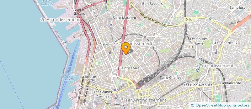 localisation de l'entreprise CODETRAS à MARSEILLE