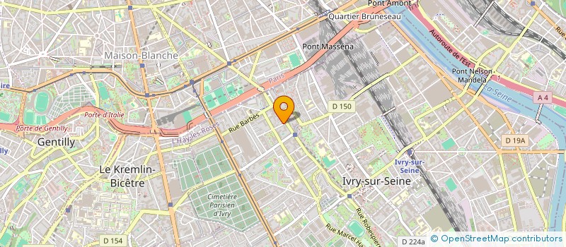 localisation de l'entreprise CODEURSBRETONS  VITRY-SUR-SEINE