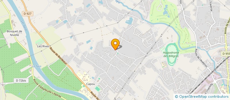 localisation de l'entreprise CODEV  MONTAUBAN